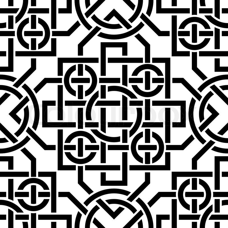 800x800 Celtic Seamless Pattern Stock Vector Colourbox