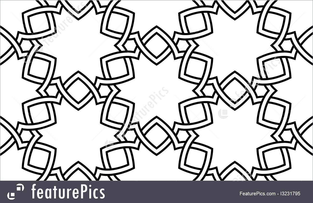1300x843 Vector Seamless Pattern Of Celtic