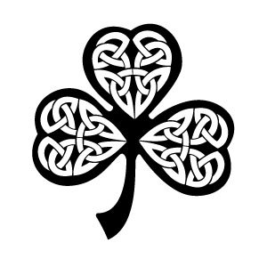 300x300 Shamrock Vector Image