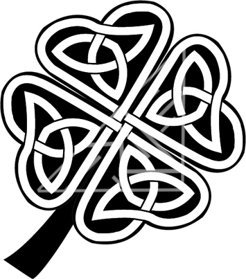 355x403 Simple Celtic Shamrock By Rawjawbone