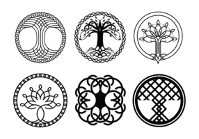 286x200 Celtic Tree Free Vector Art