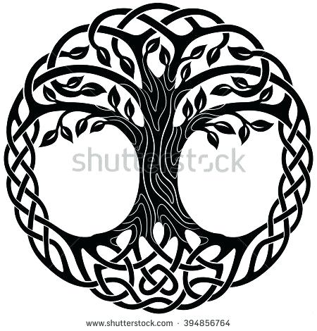 450x470 Tree Of Life Celtic Vector Ornament Decorative Knot Necklace
