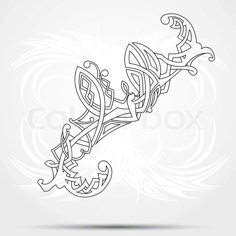 800x800 Celtic Vector Art Collection On A White Background. Stock Vector