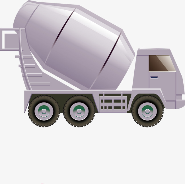 650x645 Cement Truck Png Vector Material, Truck Vector, Truck Clipart