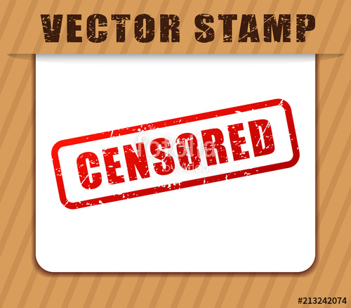 500x438 Censored Buffered On White Paper Stock Image And Royalty Free