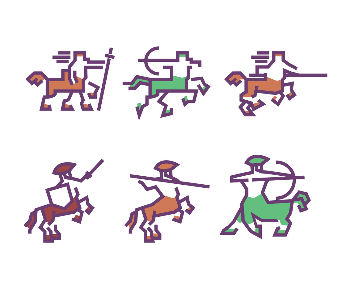 1136x936 Centaur Vector In Thick Line Vector Art Amp Graphics