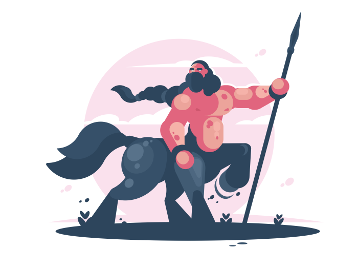 700x525 Character Centaur With Spear