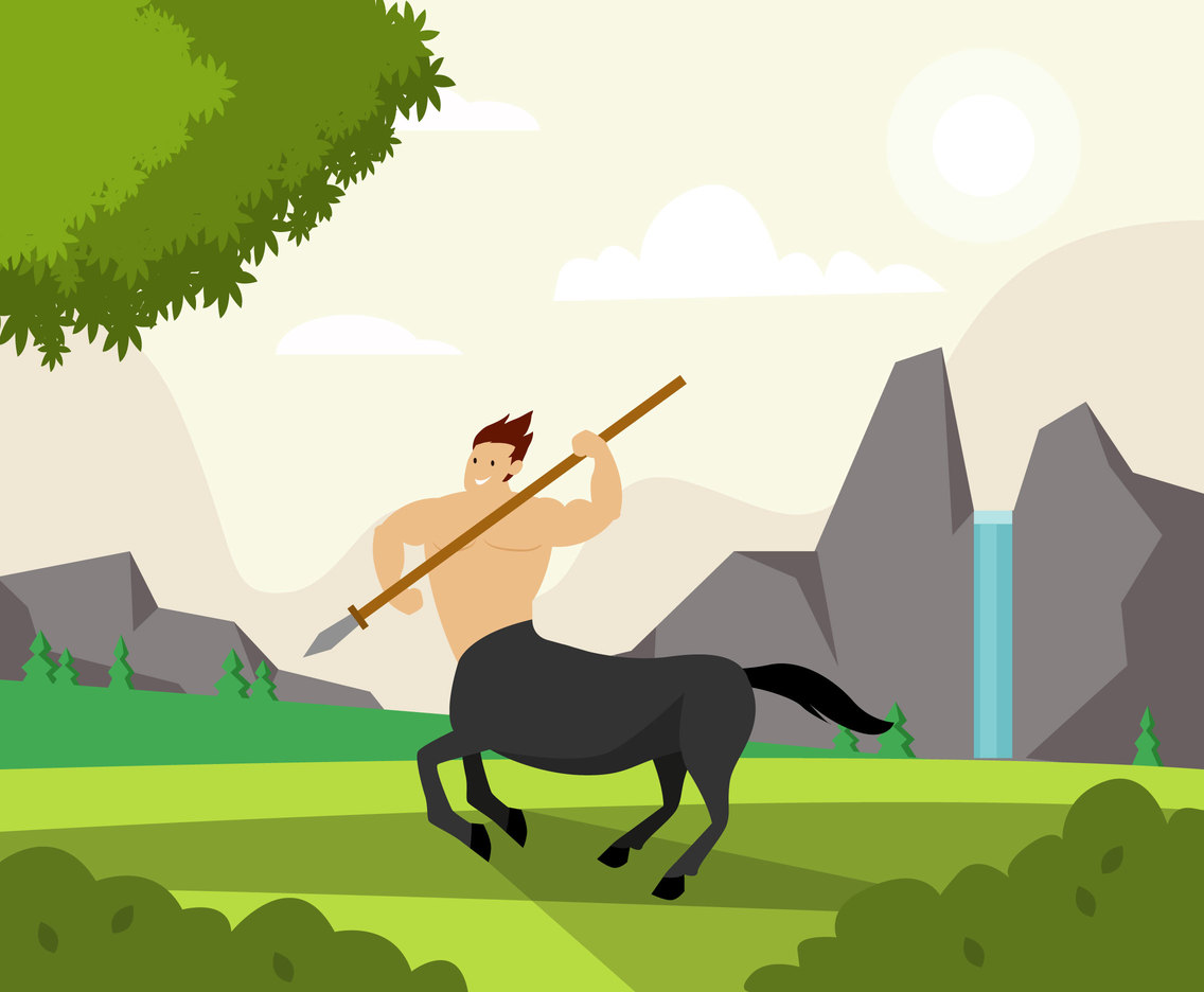 1136x936 Centaur Illustration Vector Vector Art Amp Graphics
