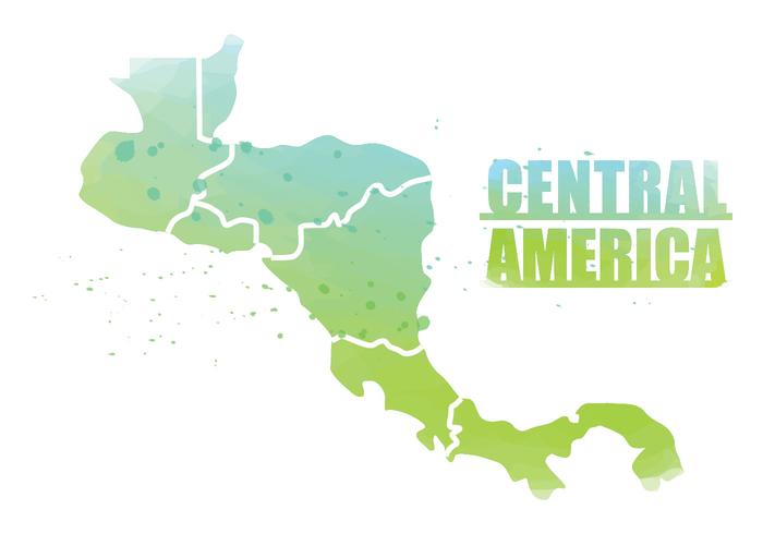 700x490 Central America Map Free Vector Art