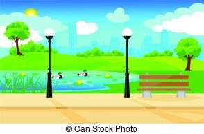 294x194 Central Park Clipart