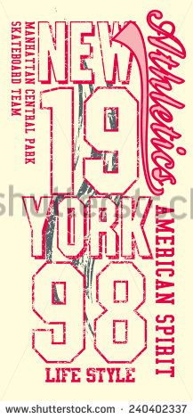 217x470 New York City Graphic Design Vector Art