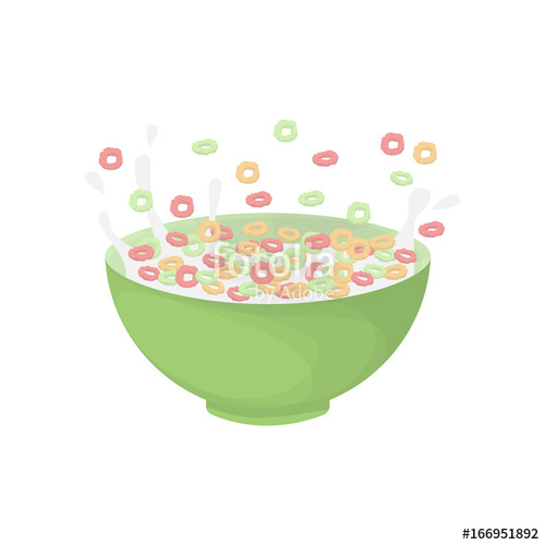 500x500 Breakfast Cereal Bowl. Stock Image And Royalty Free Vector Files