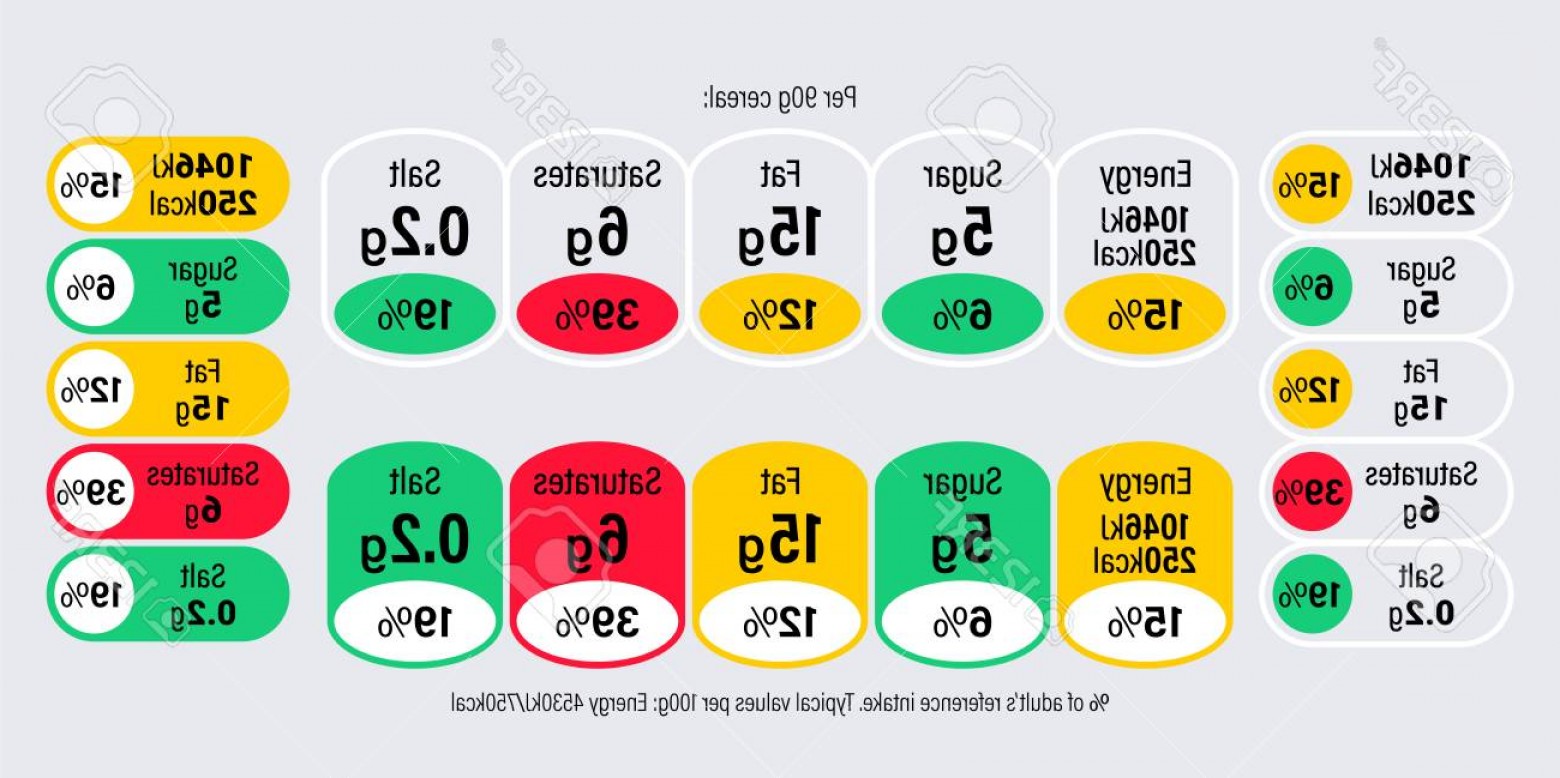 1560x778 Photostock Vector Nutrition Facts Information Label For Cereal Box