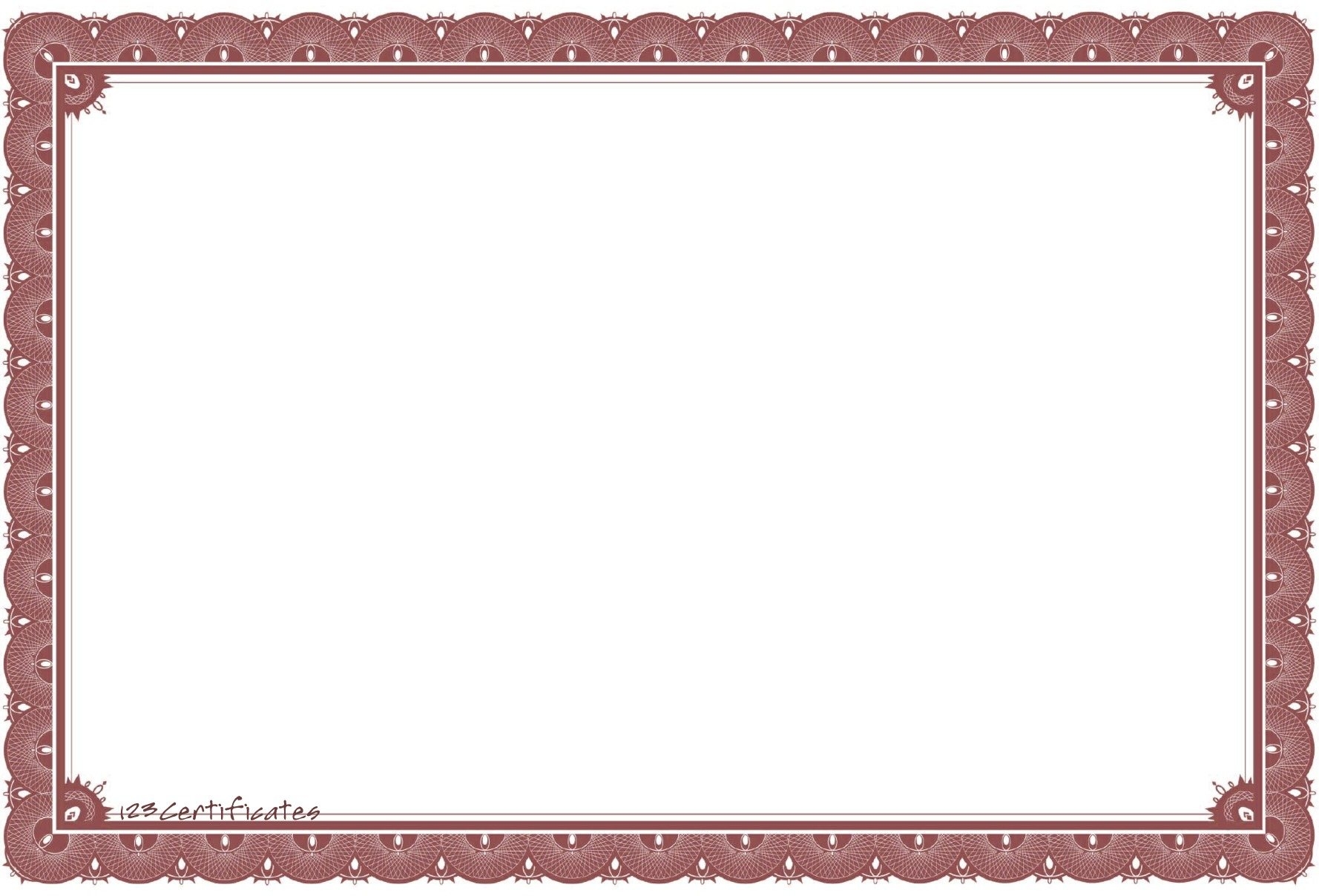 1778x1208 Free Printable Blank Certificate Borders