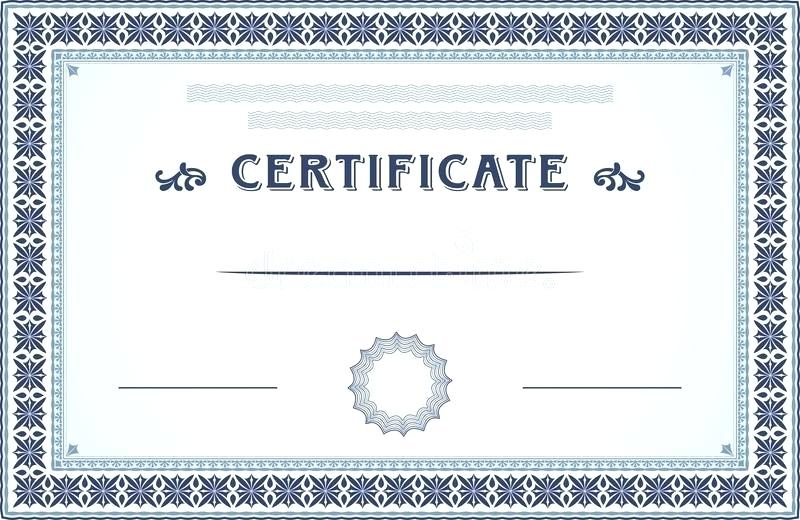 800x520 Certificate Border Template Free Vector Diploma Tangledbeard