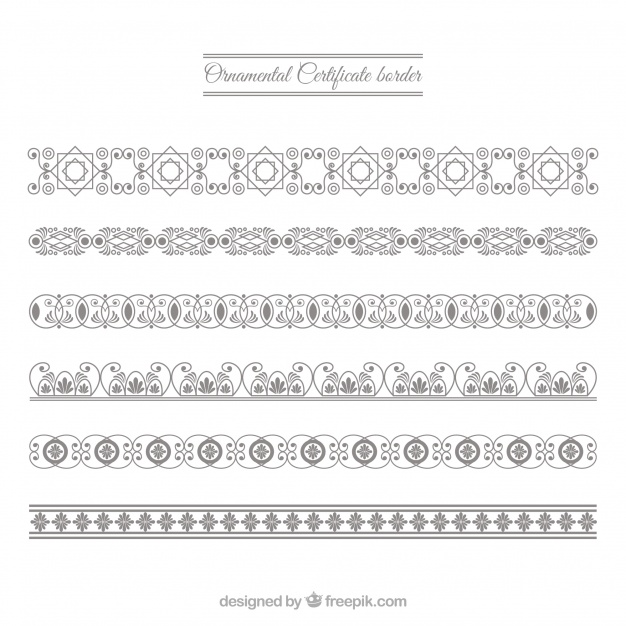 626x626 Ornamental Certificate Border Vector Free Download