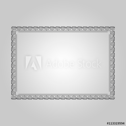 500x500 Certificate Frame Vector Design