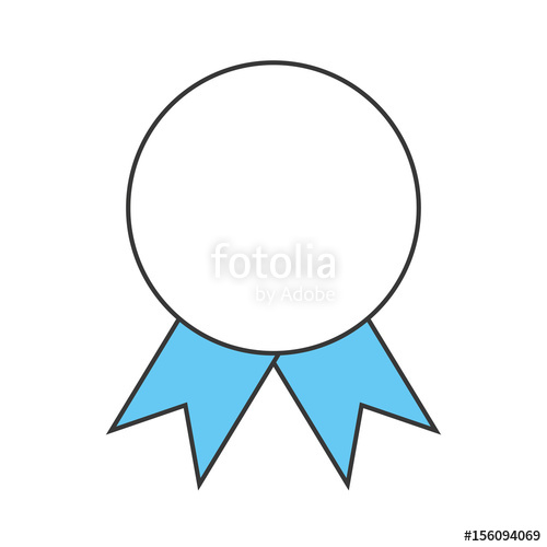 500x500 Certificate Seal Isolated Icon Vector Illustration Design Stock