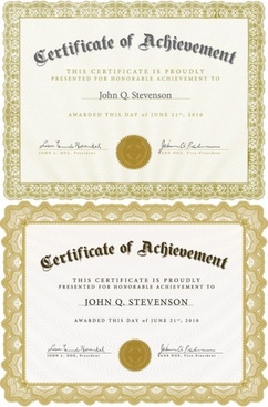 242x368 Certificate Template Free Vector Download (14,352 Free Vector) For