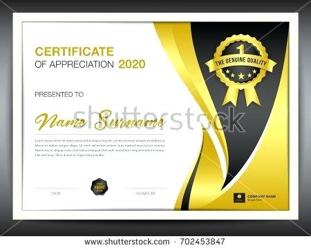 450x362 A4 Certificate Template Clntfrd.co