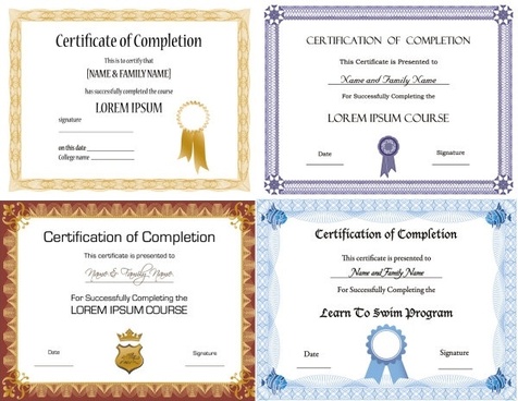 476x368 Certificate Free Vector Download (838 Free Vector) For Commercial