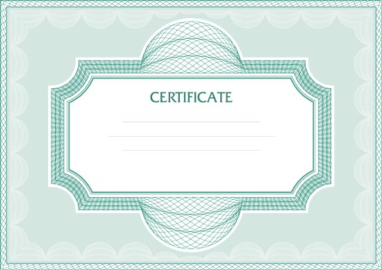 550x389 Blank Certificates Vectors
