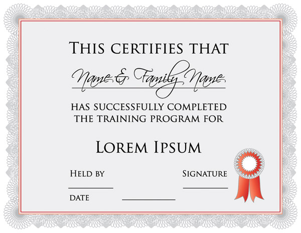 600x464 Certificate Vector Material 3 Free Download Web