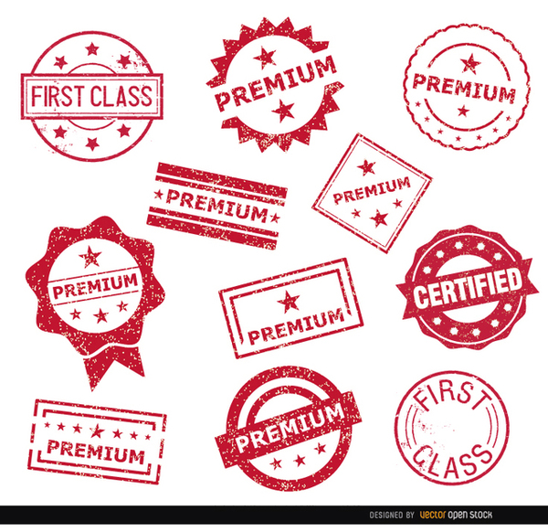 600x582 Stamp Vector 123freevectors