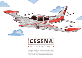 352x247 Cessna Plane Free Vector Free Vector Download 211439 Cannypic