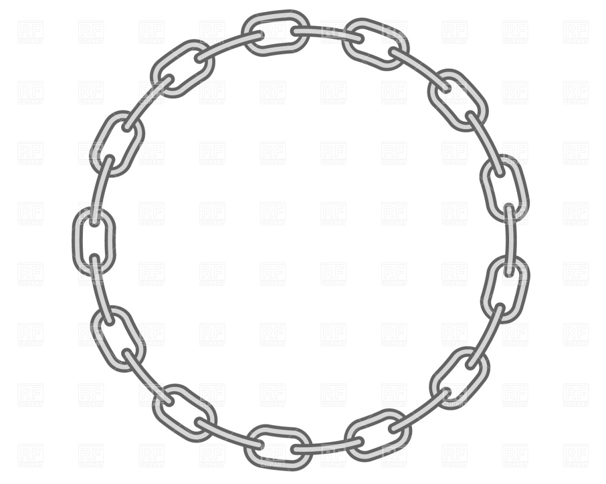 1200x960 Round Chain Frame Vector Image Vector Artwork Of Borders And