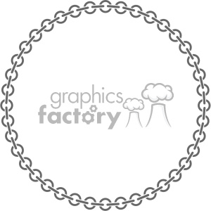 300x300 Royalty Free Circle Chain Link Vector 403243 Vector Clip Art Image