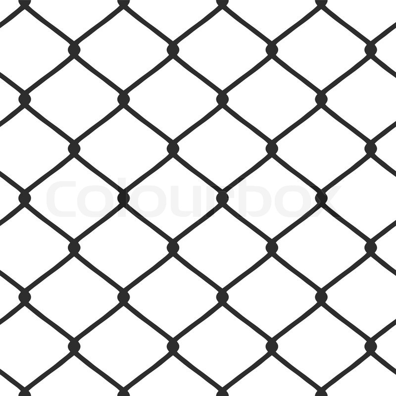800x800 Chain Link Fence Vector Stock Vector Colourbox