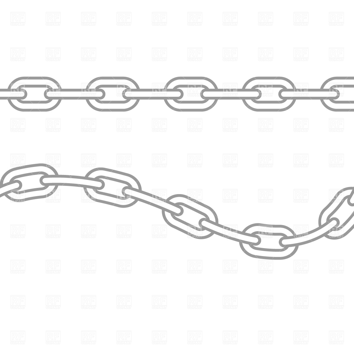 1200x1200 Chain Links Vector Image Vector Artwork Of Borders And Frames