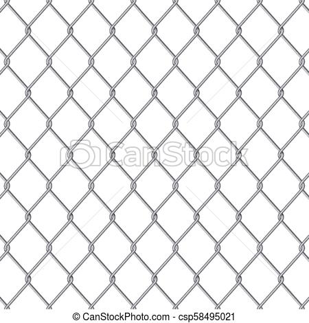 450x470 Creative Vector Illustration Of Chain Link Fence Wire Mesh Steel