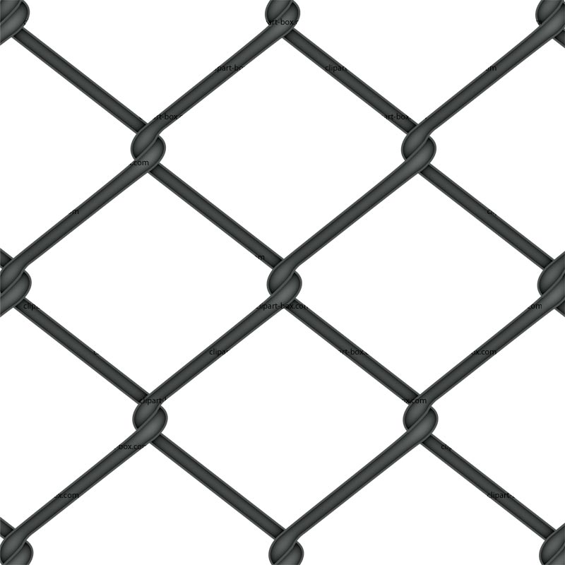 800x800 Chain Fence Clipart
