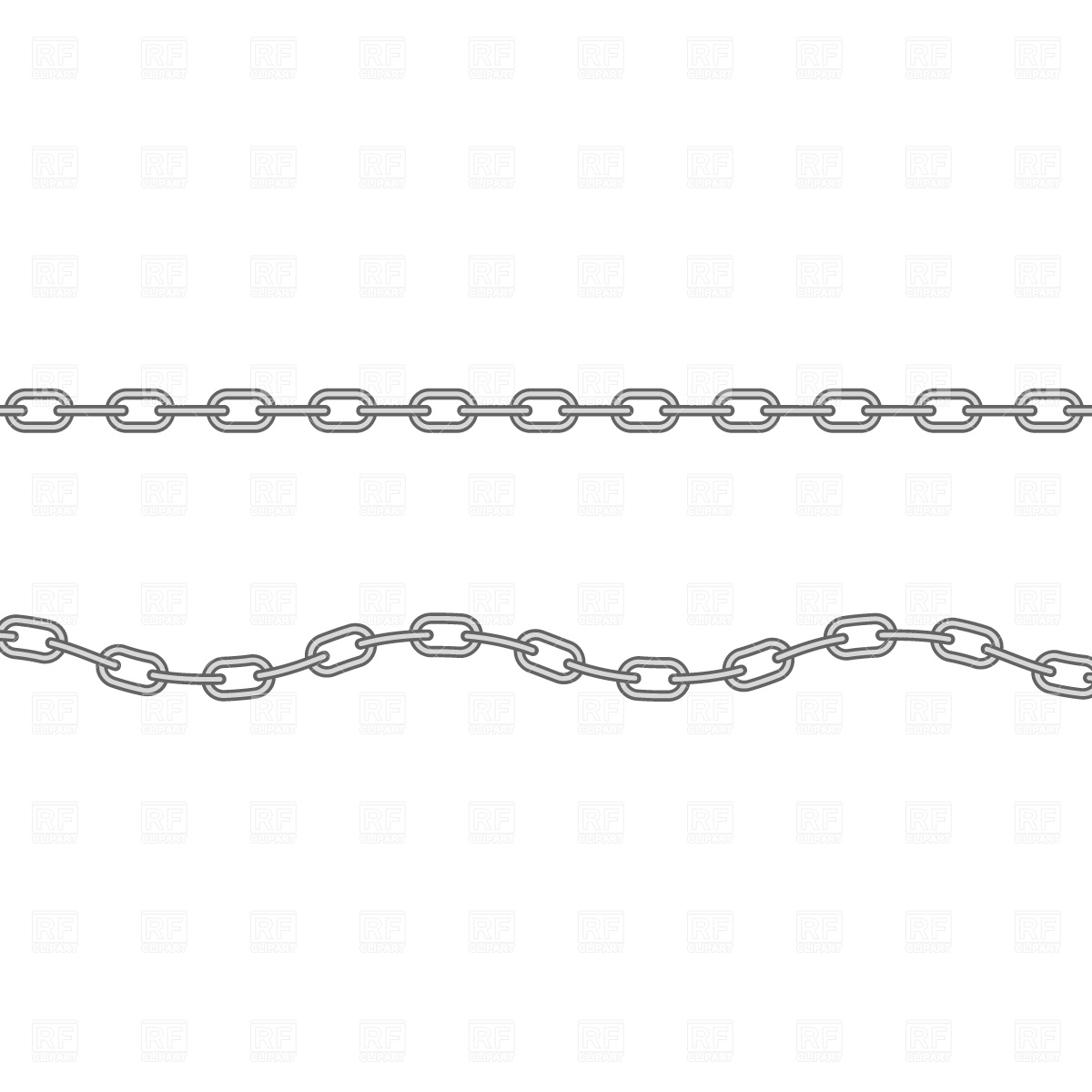 1200x1200 Chain Undulating Border Vector Image Vector Artwork Of Borders