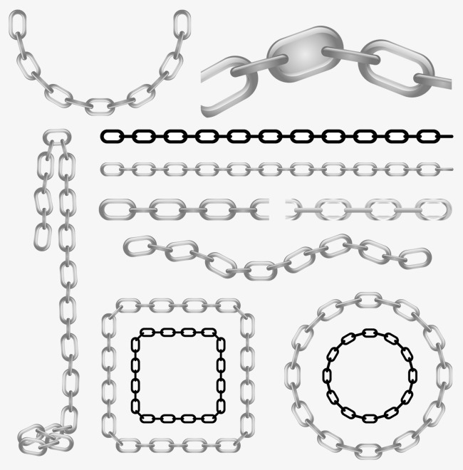 650x660 Metal Chain Vector, Chain Vector, Square, Round Png And Vector For