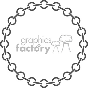300x300 Royalty Free Circle Chain Vector 403325 Vector Clip Art Image