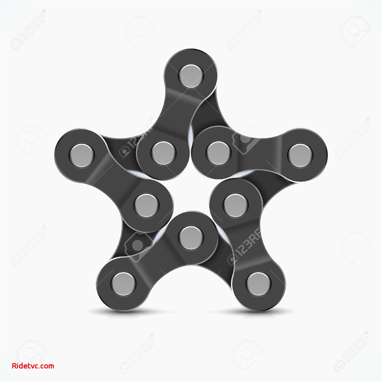 1300x1300 Bicycle Chain Vector Free Lovely Bike Chain Star Royalty Free