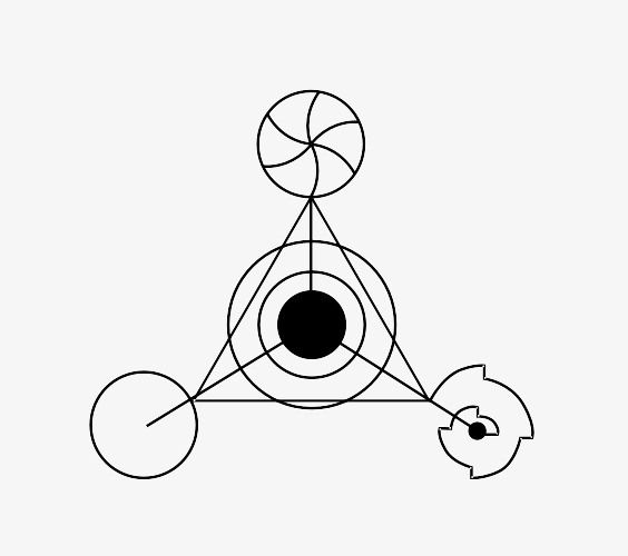 564x500 Triangle Chain, Triangle Vector, Chain Vector Png And Vector For