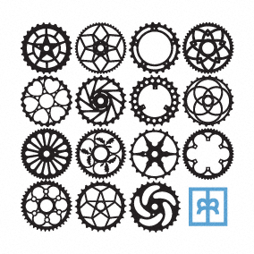 284x284 Chainring Vector Art Clipart Tattoo