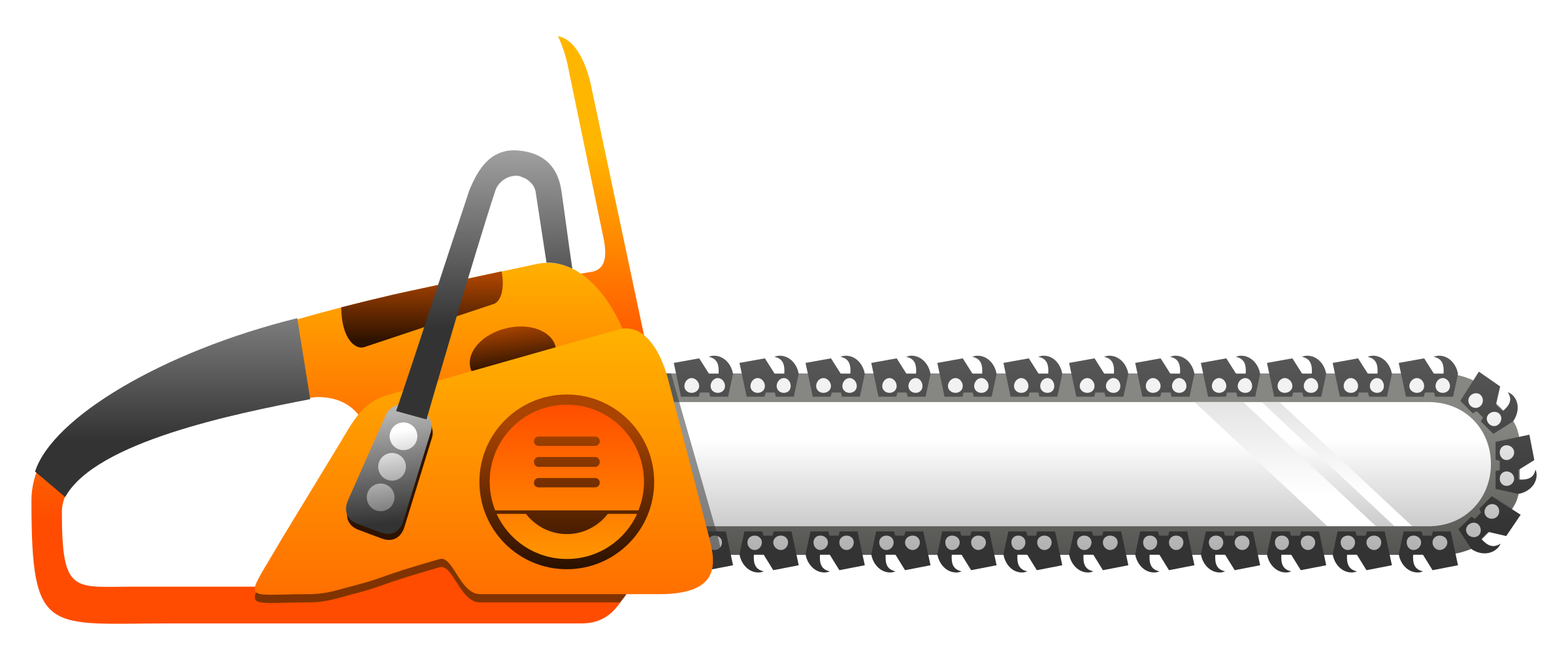 2400x1011 Collection Of Free Chainsaw Vector Object. Download On Ubisafe