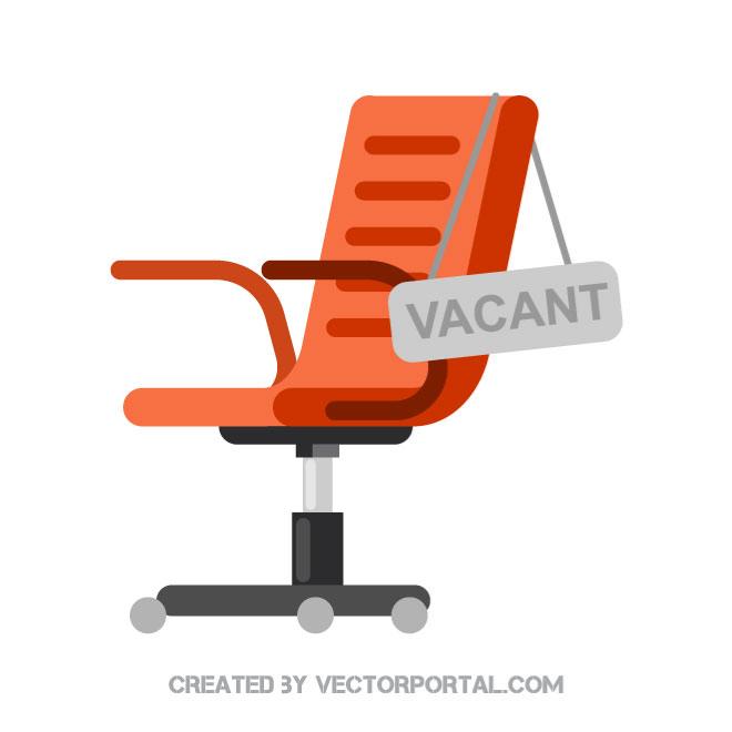 660x660 Vacant Chair Vector Image