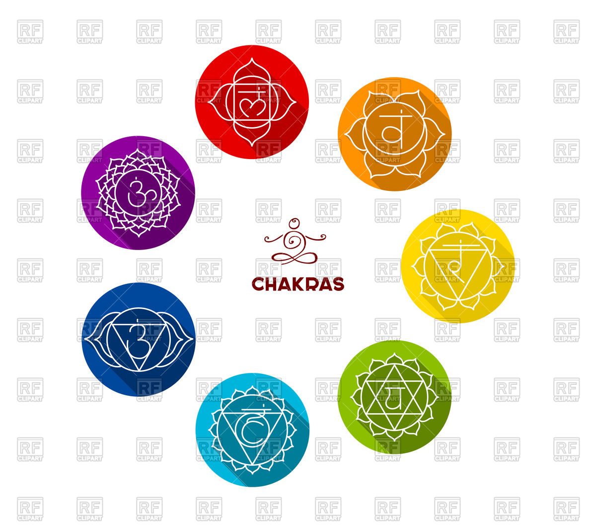 Chakra Symbols Vector at GetDrawings | Free download