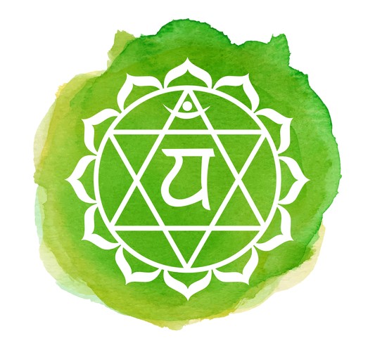 533x491 The Heart Chakra Vector Illustration 83823298