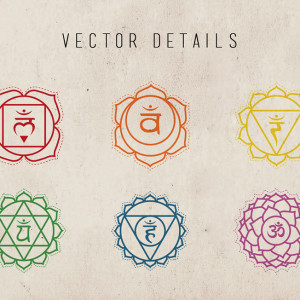 300x300 Skybox Creative Chakra Symbols Vector Set