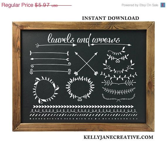 570x487 Arrow Clipart Laurel Clipart Chalkboard Clip Art Arrow Clip