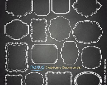 340x270 Chalkboard Frame Etsy