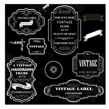 425x425 Free Vintage Chalk Board Frame Vector Grpahics Free Web Design