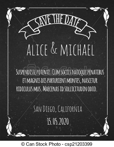 365x470 Black Chalk Board Template Vintage Frame Eps Vectors